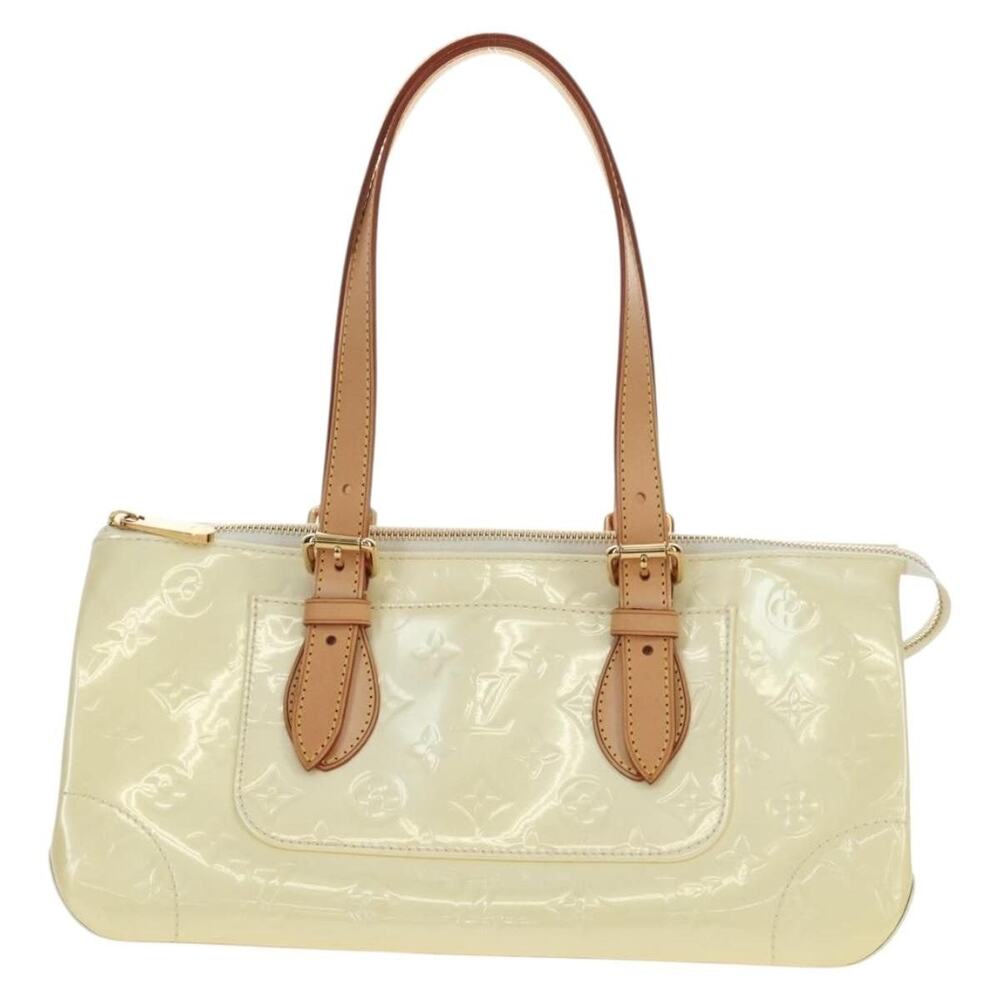 Louis Vuitton Monogram Vernis Rosewood Avenue Bag White